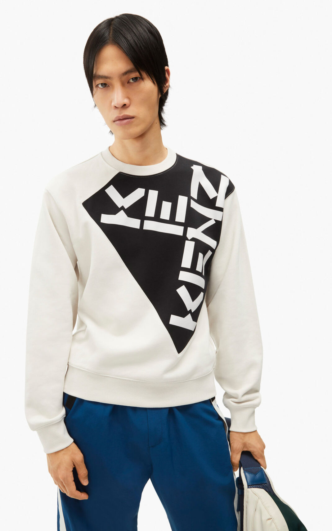 Sweatshirt Kenzo Sport Masculino - Cinzentas | 185EANVJW